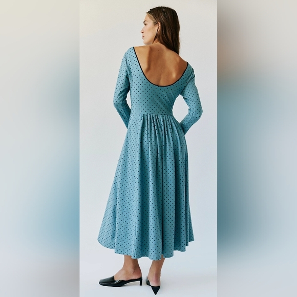 Free People Two Timin Midi Dress - Picture 6 of 8